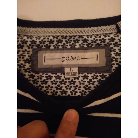 Paper Denim and Cloth Short Sleeved Striped Shirt - Picture 3 of 6